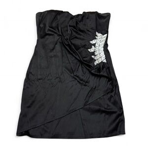 Forever 21 - Black Strapless Dress with Metallic Accents